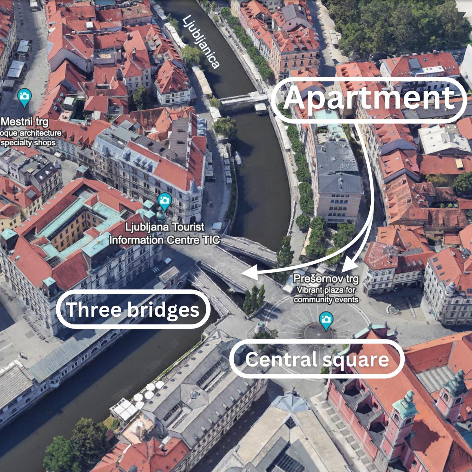 Authentic City Stay Любляна Экстерьер фото